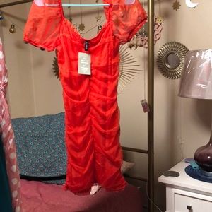 New with tags red H&M dress